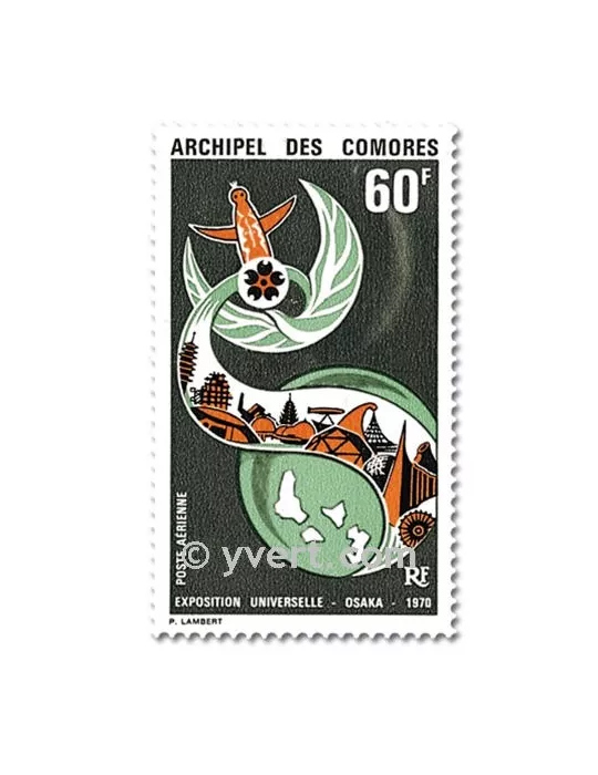 n° 30/31 - Timbre Comores Poste aérienne