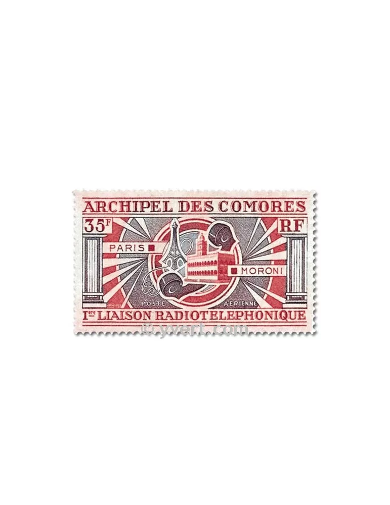 n° 42/43 - Timbre Comores Poste aérienne