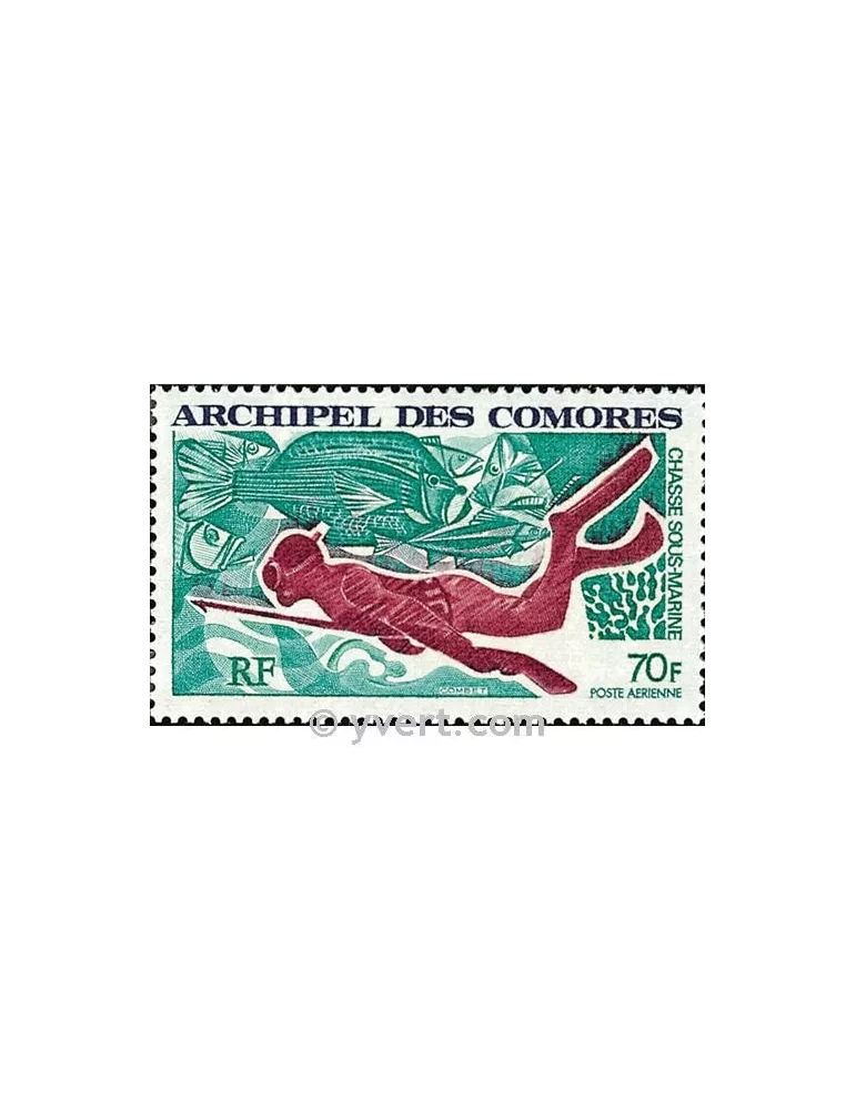 n° 44 - Timbre Comores Poste aérienne