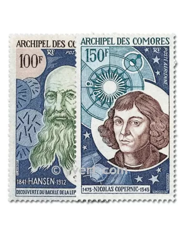 n° 55/56 - Timbre Comores Poste aérienne