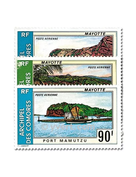 n° 62/64 - Timbre Comores Poste aérienne