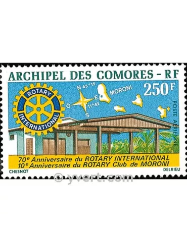 n° 66 - Timbre Comores Poste aérienne