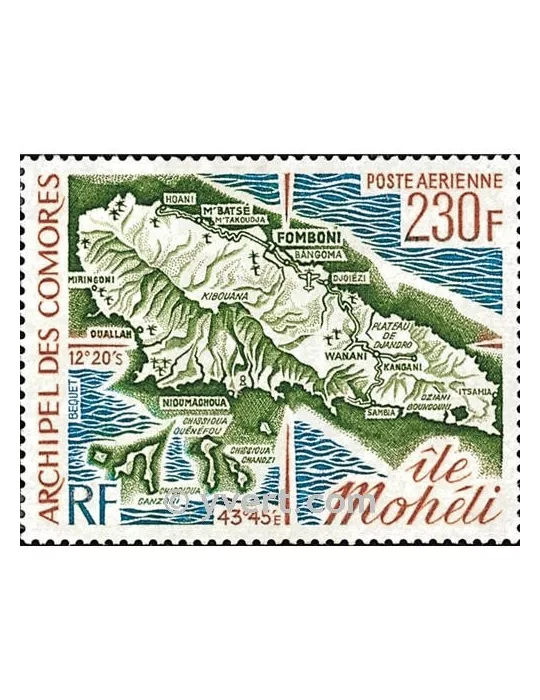 n° 67 - Timbre Comores Poste aérienne