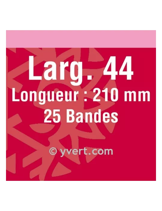 Bandes simple soudure - 44mm (Fond noir)