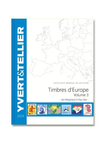 EUROPE Volume 3 - 2024 (Catalogue des timbres des pays d´Europe de H à P) 2