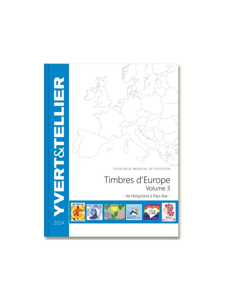 EUROPE Volume 3 - 2024 (Catalogue des timbres des pays d´Europe de H à P)