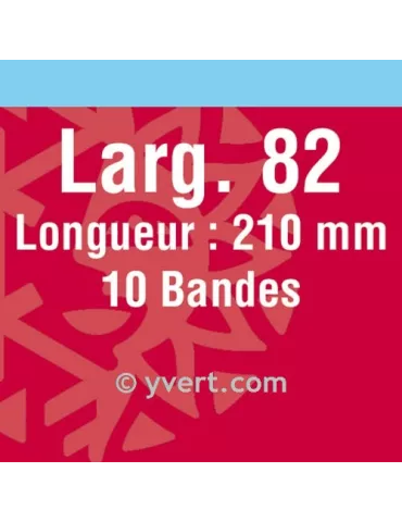 Bandes simple soudure - 82mm (Fond noir)