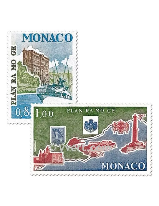n° 1134/1135 - Timbre Monaco Poste