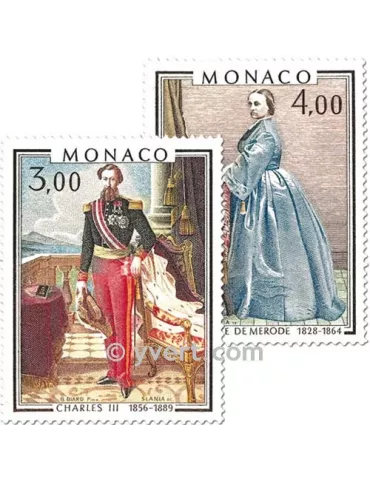 n° 1196/1197 - Timbre Monaco Poste