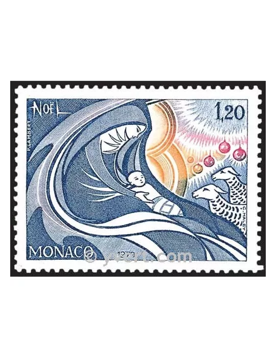 n° 1205 - Timbre Monaco Poste