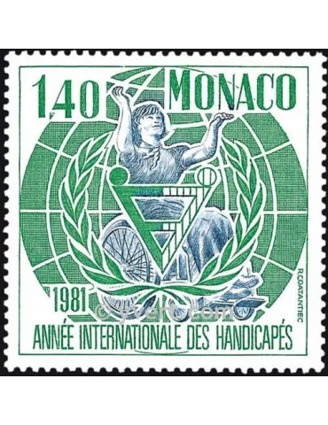 n° 1276 - Timbre Monaco Poste