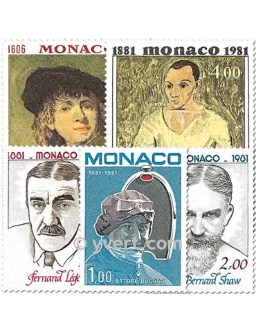 n° 1290/1294 - Timbre Monaco Poste