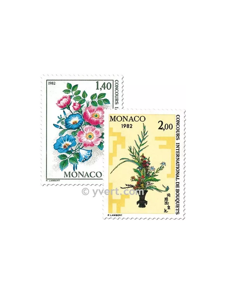 n° 1295/1296 - Timbre Monaco Poste