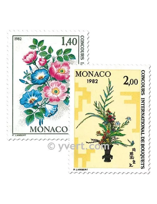 n° 1295/1296 - Timbre Monaco Poste
