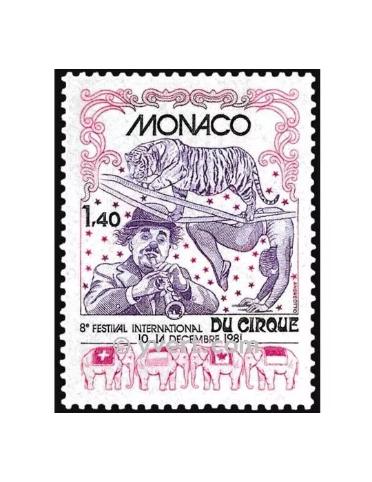n° 1298 - Timbre Monaco Poste