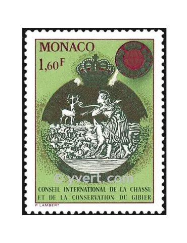 n° 1338 - Timbre Monaco Poste