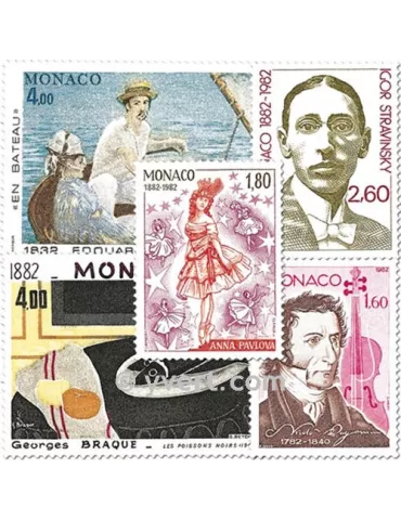n° 1344/1348 - Timbre Monaco Poste