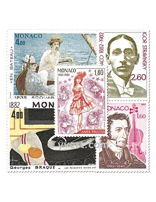 n° 1344/1348 - Timbre Monaco Poste