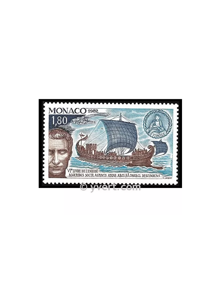 n° 1357 - Timbre Monaco Poste