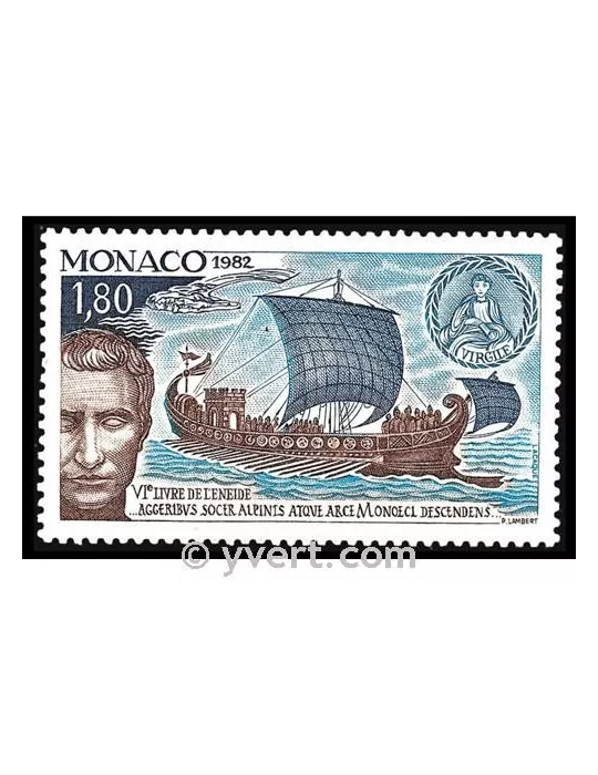 n° 1357 - Timbre Monaco Poste