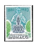 n° 1368 - Timbre Monaco Poste