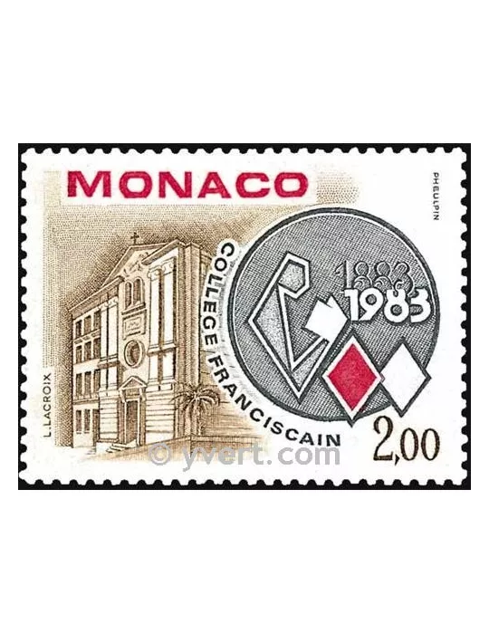 n° 1369 - Timbre Monaco Poste