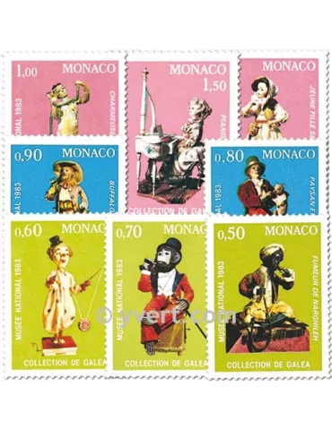 n° 1377/1384 - Timbre Monaco Poste