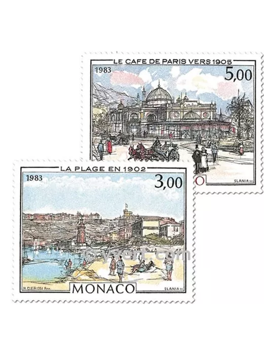 n° 1385/1386 - Timbre Monaco Poste