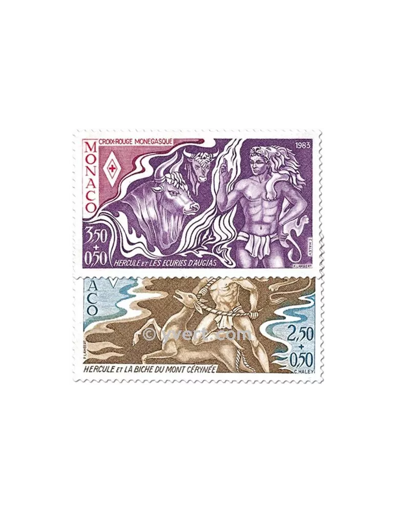 n° 1387/1388 - Timbre Monaco Poste