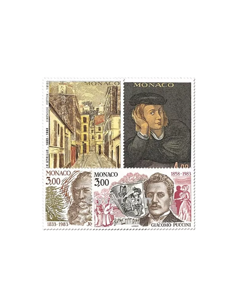 n° 1389/1392 - Timbre Monaco Poste