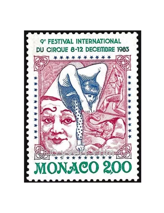 n° 1397 - Timbre Monaco Poste