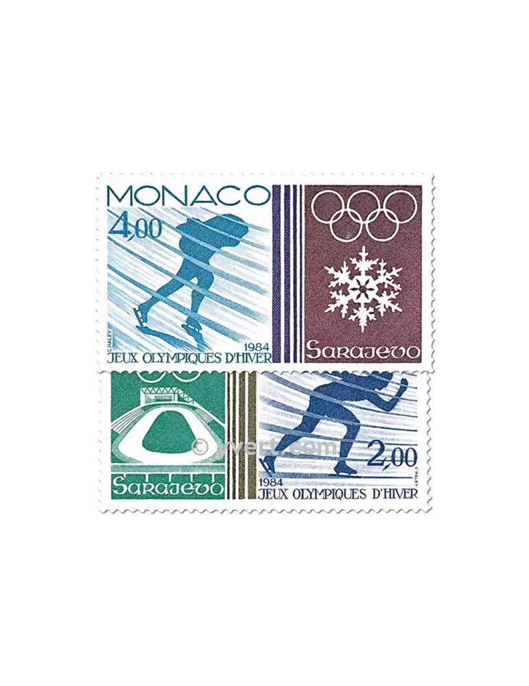 n° 1416/1417 - Timbre Monaco Poste