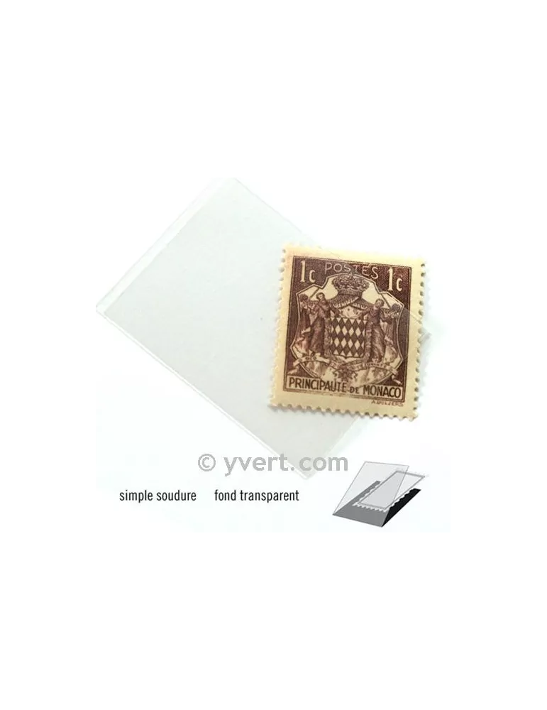 Pochettes simple soudure - Lxh:26x36mm (Fond transparent)