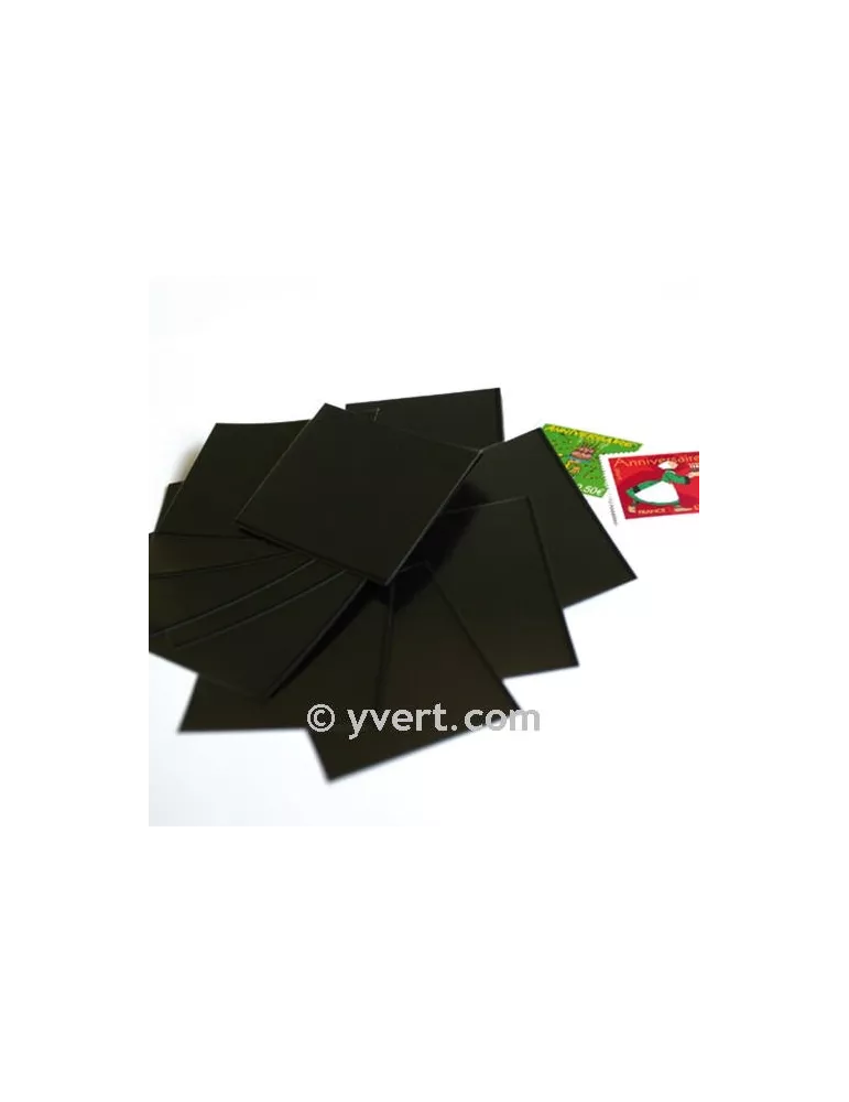 Pochettes simple soudure - Lxh:36x30mm (Fond noir)