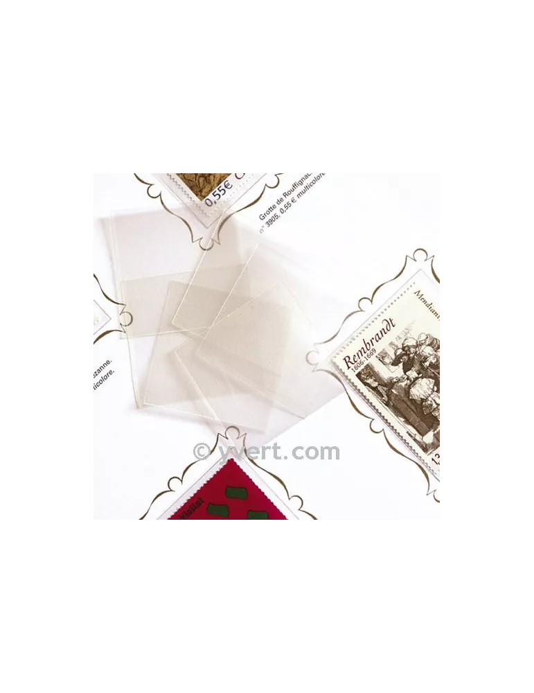 Pochettes simple soudure - Lxh:36x30mm (Fond transparent)