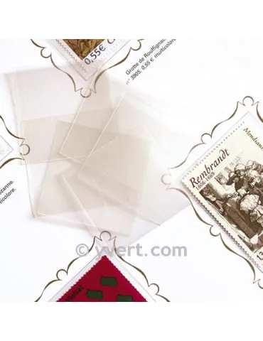 Pochettes simple soudure - Lxh:37x48mm (Fond transparent) 2