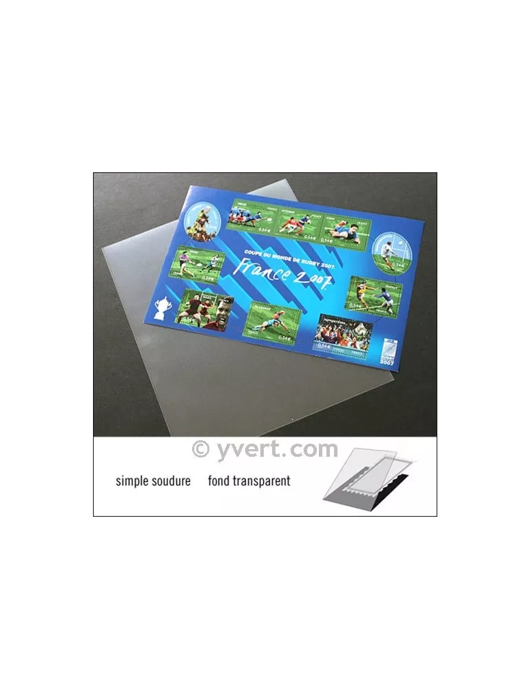 Pochettes simple soudure - Lxh:210x170mm (Fond transparent) (D)