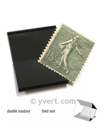 Pochettes double soudure - Lxh:20x24mm (Fond noir) 2