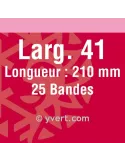 Bandes double soudure - 41mm (Fond noir)