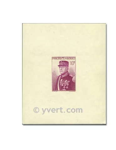 n° 1 - Timbre Monaco Bloc et feuillets