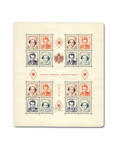 n° 3A - Timbre Monaco Bloc et feuillets