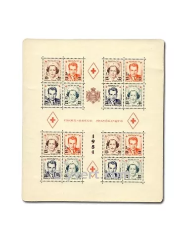 n° 4A - Timbre Monaco Bloc et feuillets
