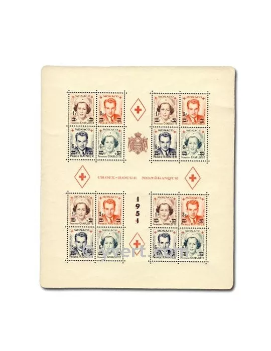 n° 4A - Timbre Monaco Bloc et feuillets