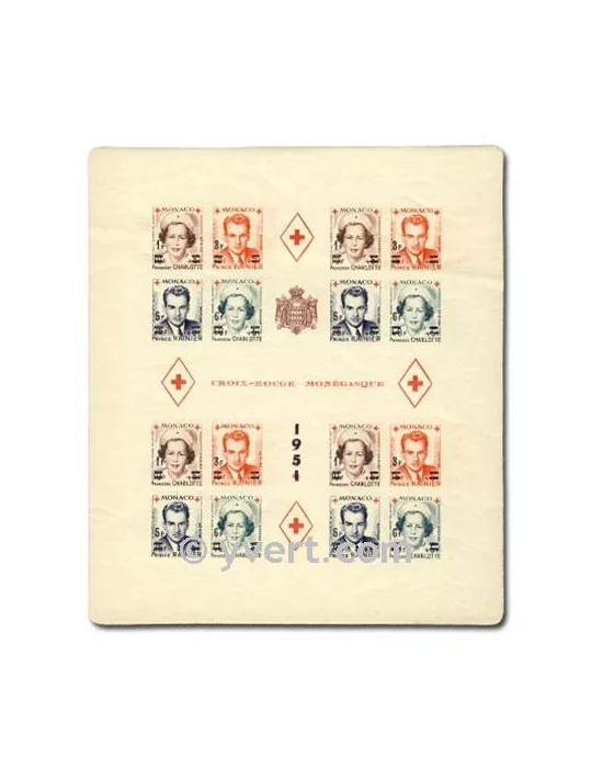 n° 4B - Timbre Monaco Bloc et feuillets