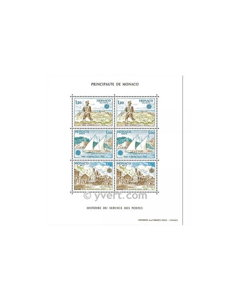 n° 17 - Timbre Monaco Bloc et feuillets