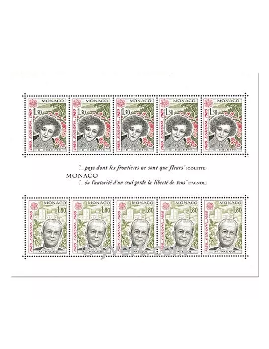 n° 18 - Timbre Monaco Bloc et feuillets