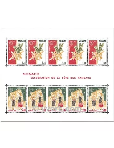 n° 19 - Timbre Monaco Bloc et feuillets