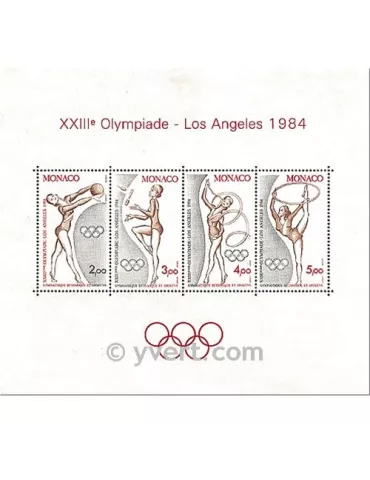 n° 27 - Timbre Monaco Bloc et feuillets