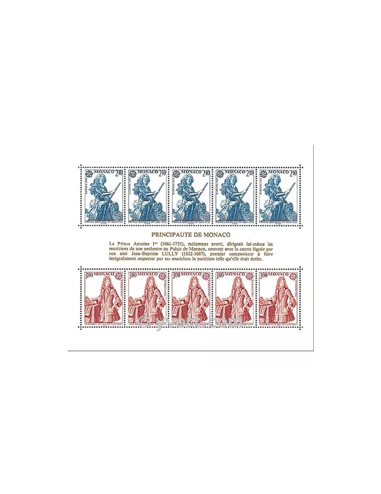 n° 30 - Timbre Monaco Bloc et feuillets