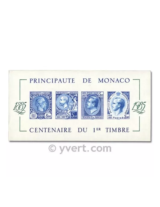 n° 33a - Timbre Monaco Bloc et feuillets